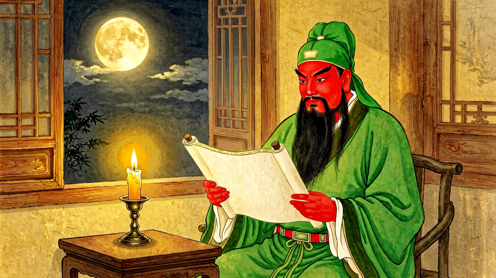 夜读春秋：武圣手里为什么是那本书