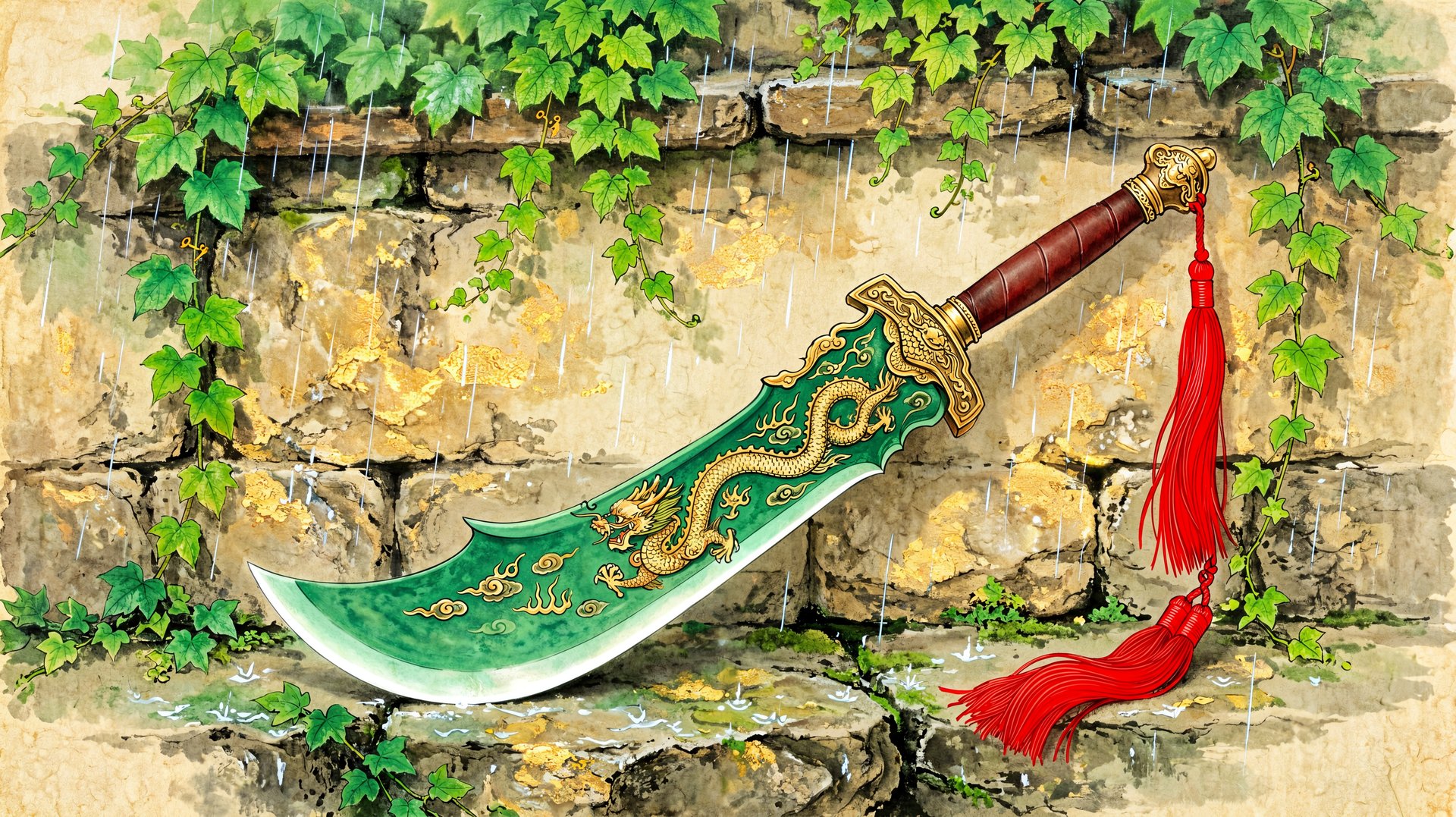 关公的刀：青龙偃月与磨刀雨
