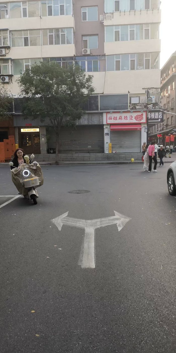 路口与门面外观
