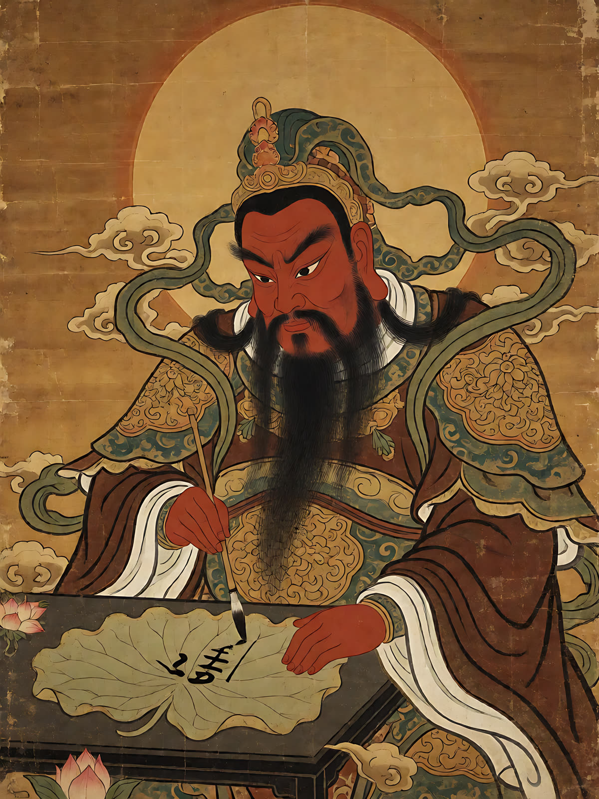 莲叶行走