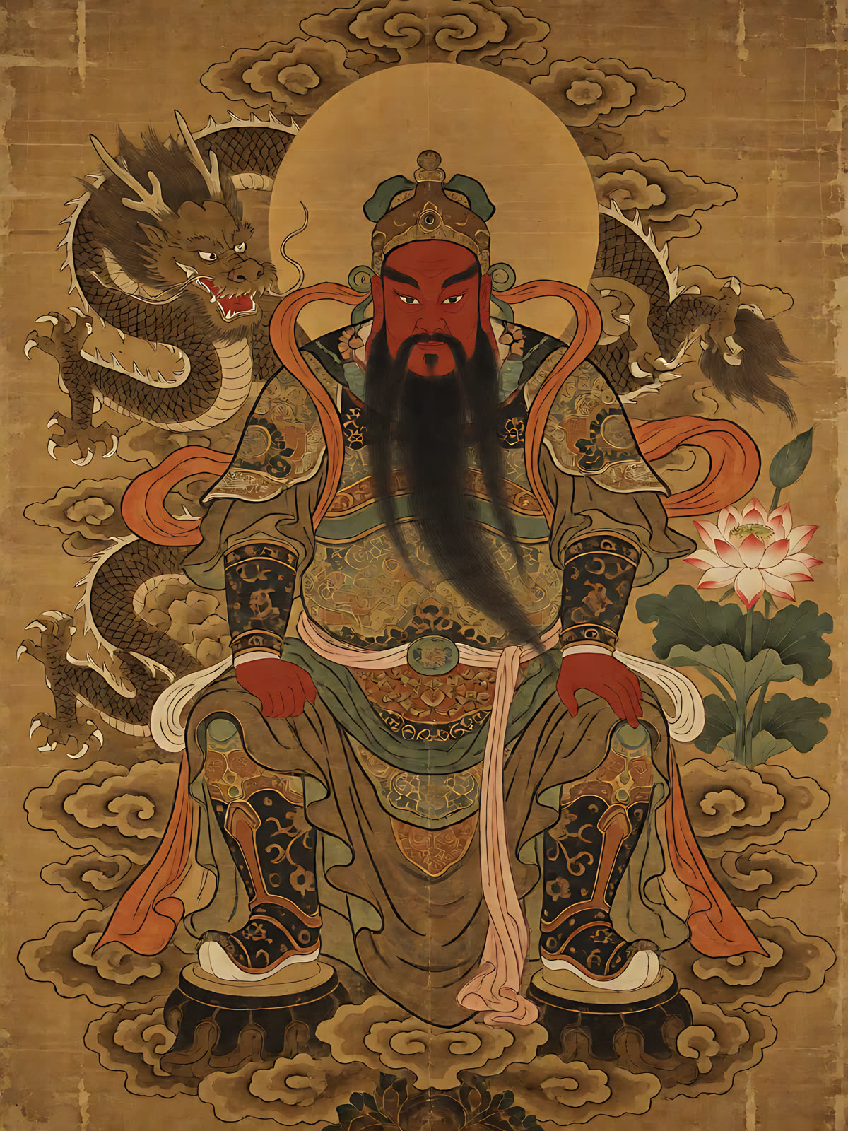 倒持莲印