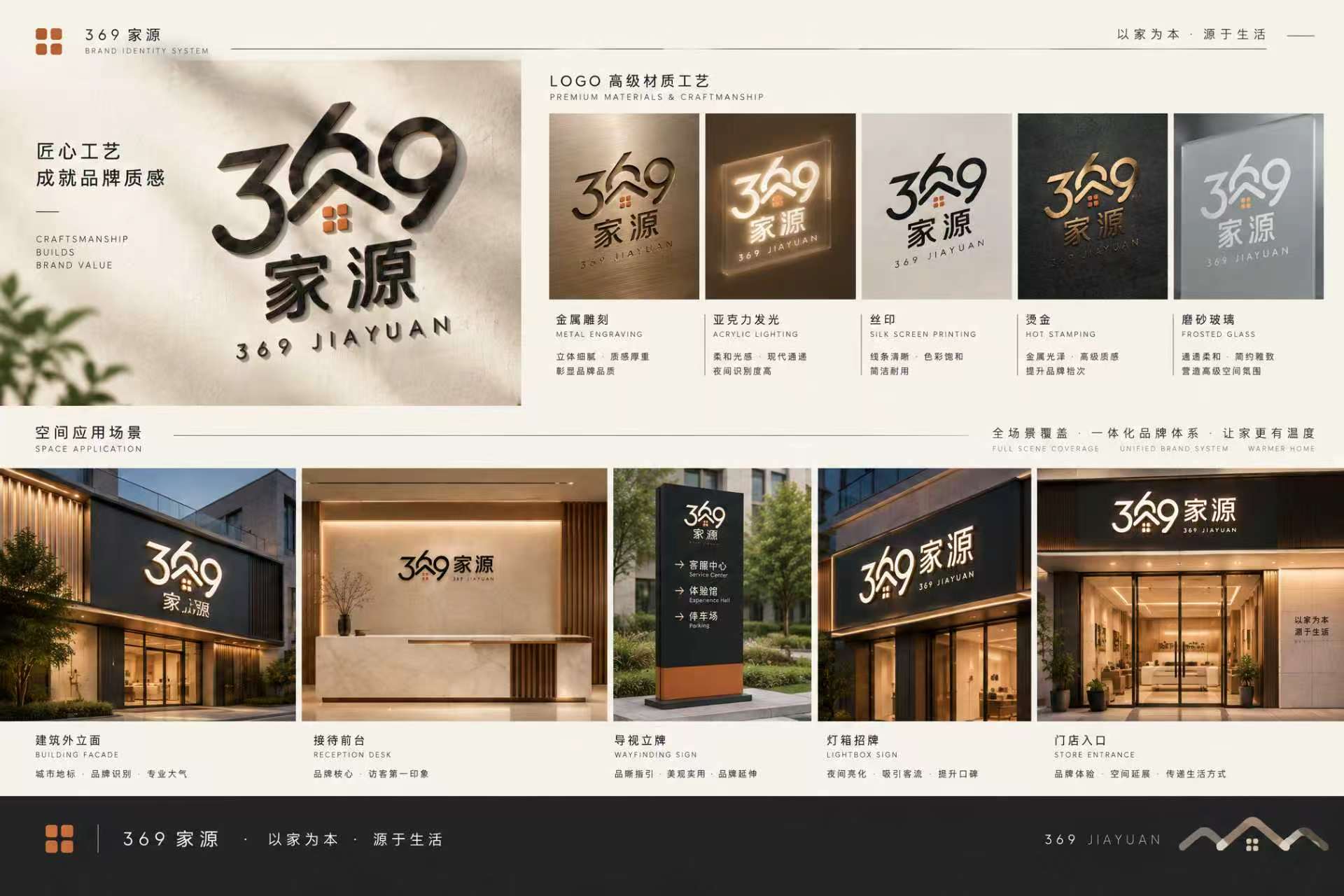 369家源LOGO高级材质工艺
