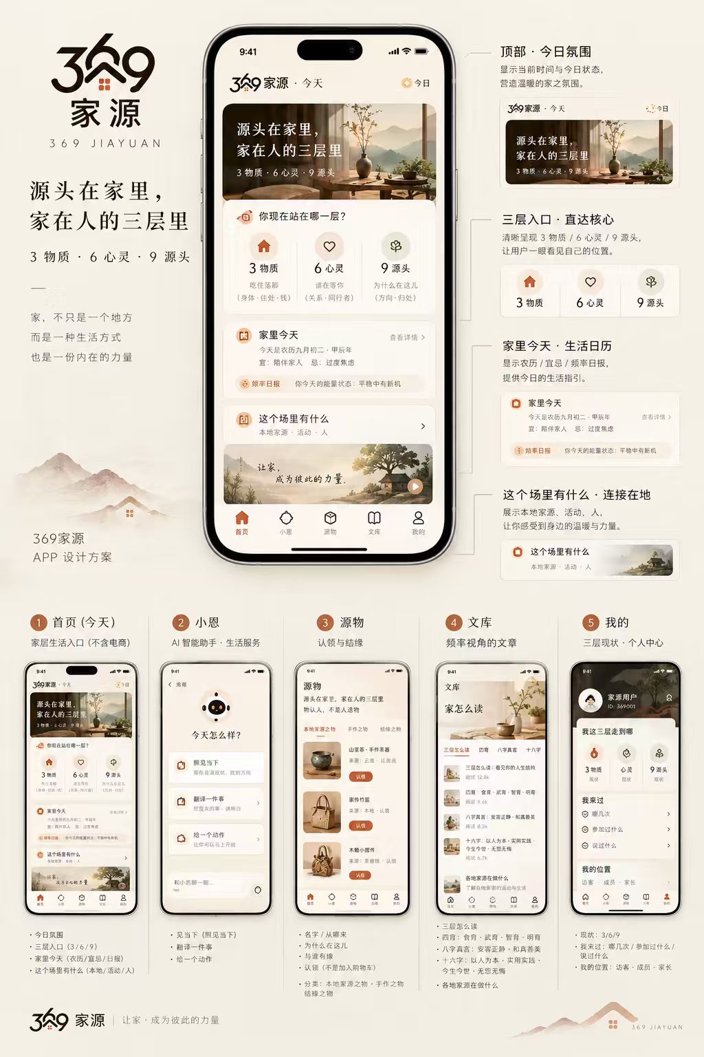369家源APP五页设计方案